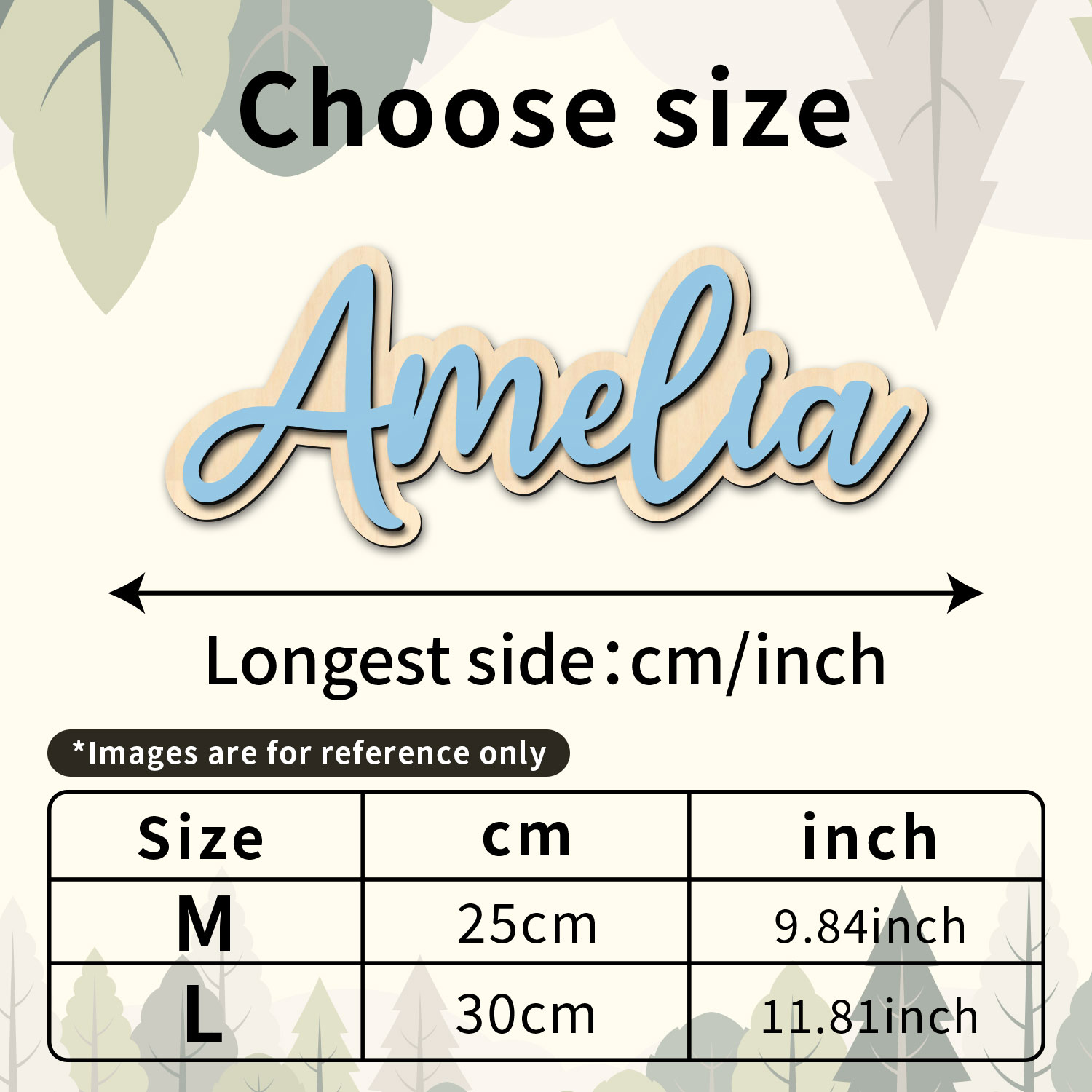 1pc Customized Wooden Name Dec - огляд і ціна Home Christmas Decor